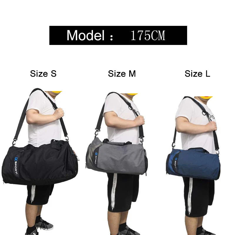 Men Gym Bag Dry Wet For Yoga Women Training Tas Travel Sac De Sport Outdoor Swim Women Shoes Fitness Weekender Shoulder Handbags