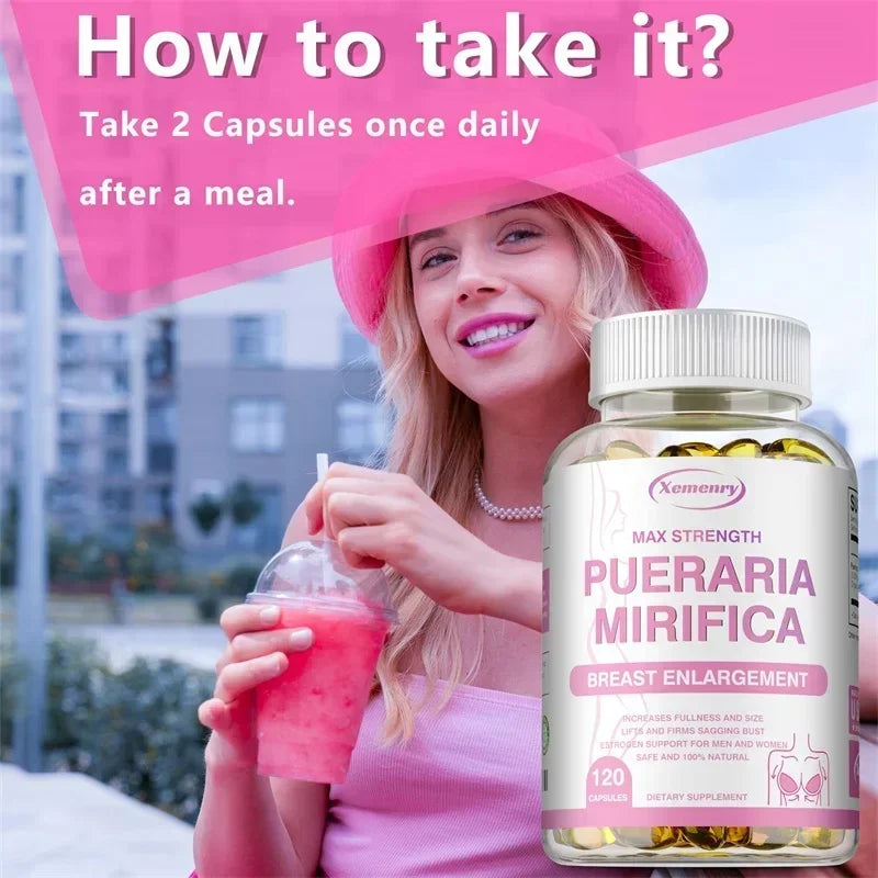 Pueraria Mirifica Supplement | Natural Estrogen Support for Firmness, Balance & Vitality