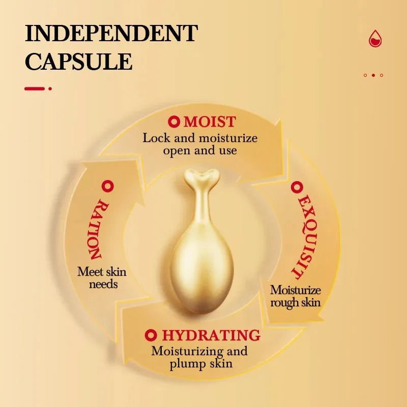 Placenta Essence Capsules β 25pcs | Anti-Wrinkle, Brightening & Acne Care Serum