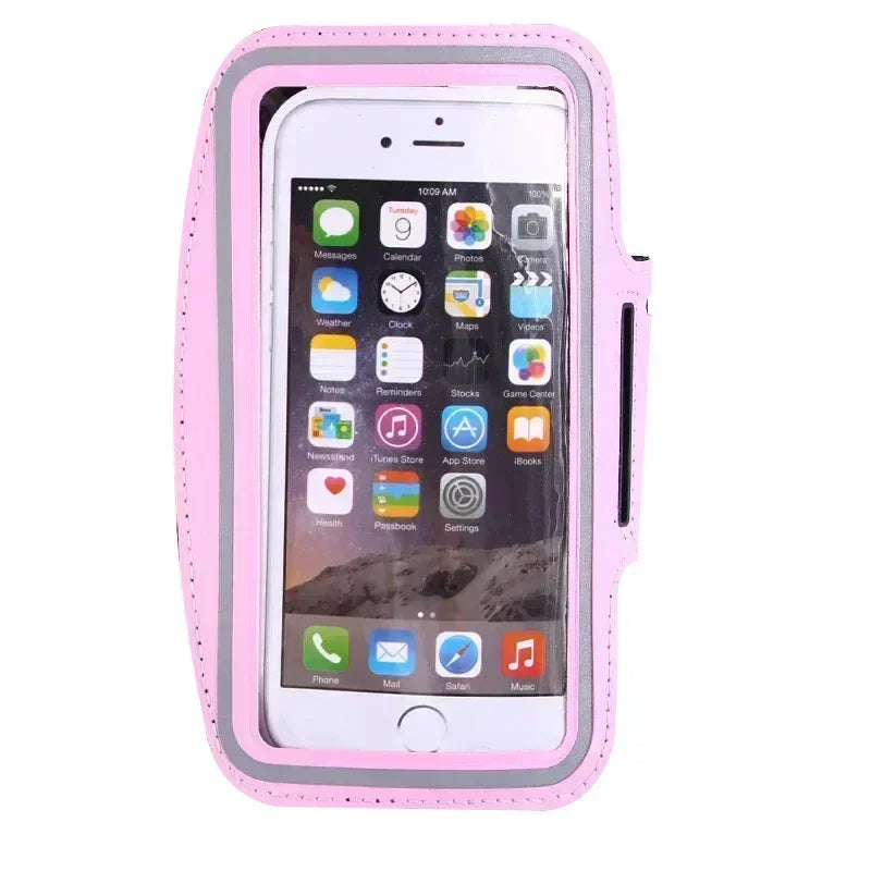 5.5inch Outdoor Sports Mobile Phone Armband Smartphone Key Holder Gym Running Phone Bag Arm Band Cases for Samsung iPhone Holder