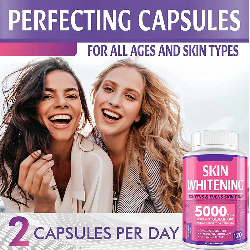 Glutathione + Collagen Capsules | Antioxidant Protection, Skin Radiance & Immune Support