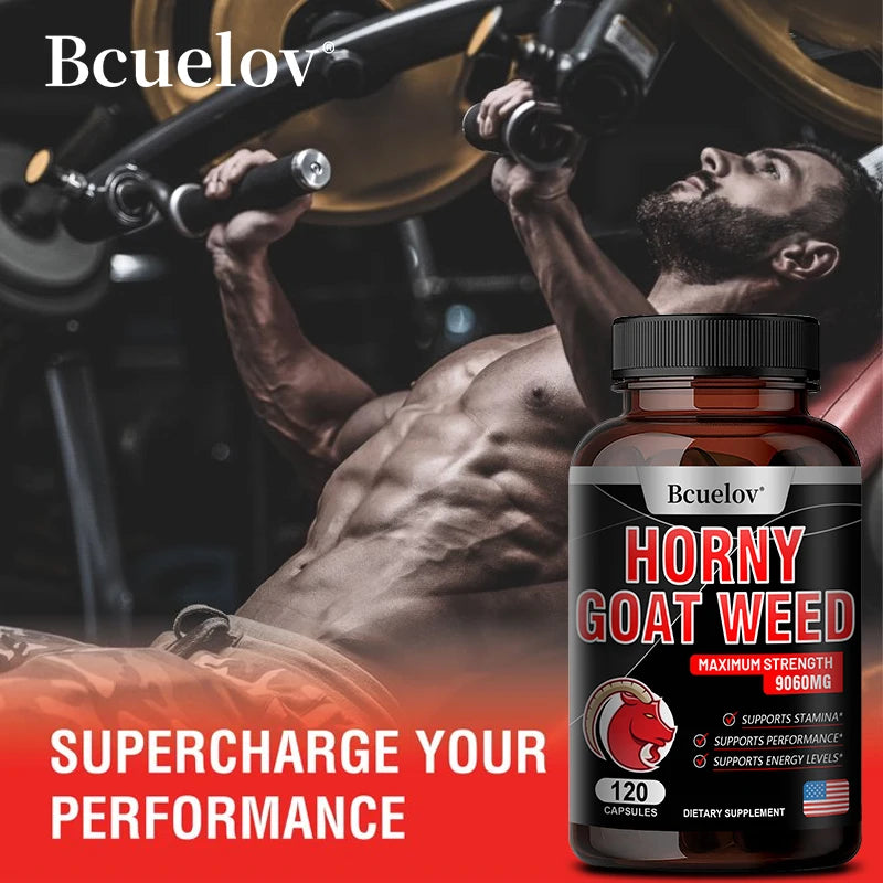 Horny Goat Weed – 120 Capsules | Energy, Strength & “Extra Stamina” Support