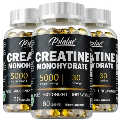 Creatine Monohydrate - Supports Muscle Health, Promote Workout Recovery, Build Muscle, Relieves Fatigue, Improves Performance