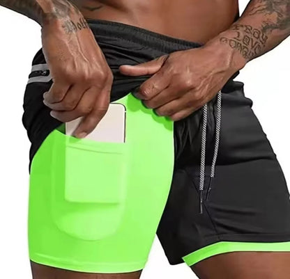 Men's Camouflage Mesh Running Shorts with Multiple Pockets Casual Beach Fitness Skinnies for Everyday Style