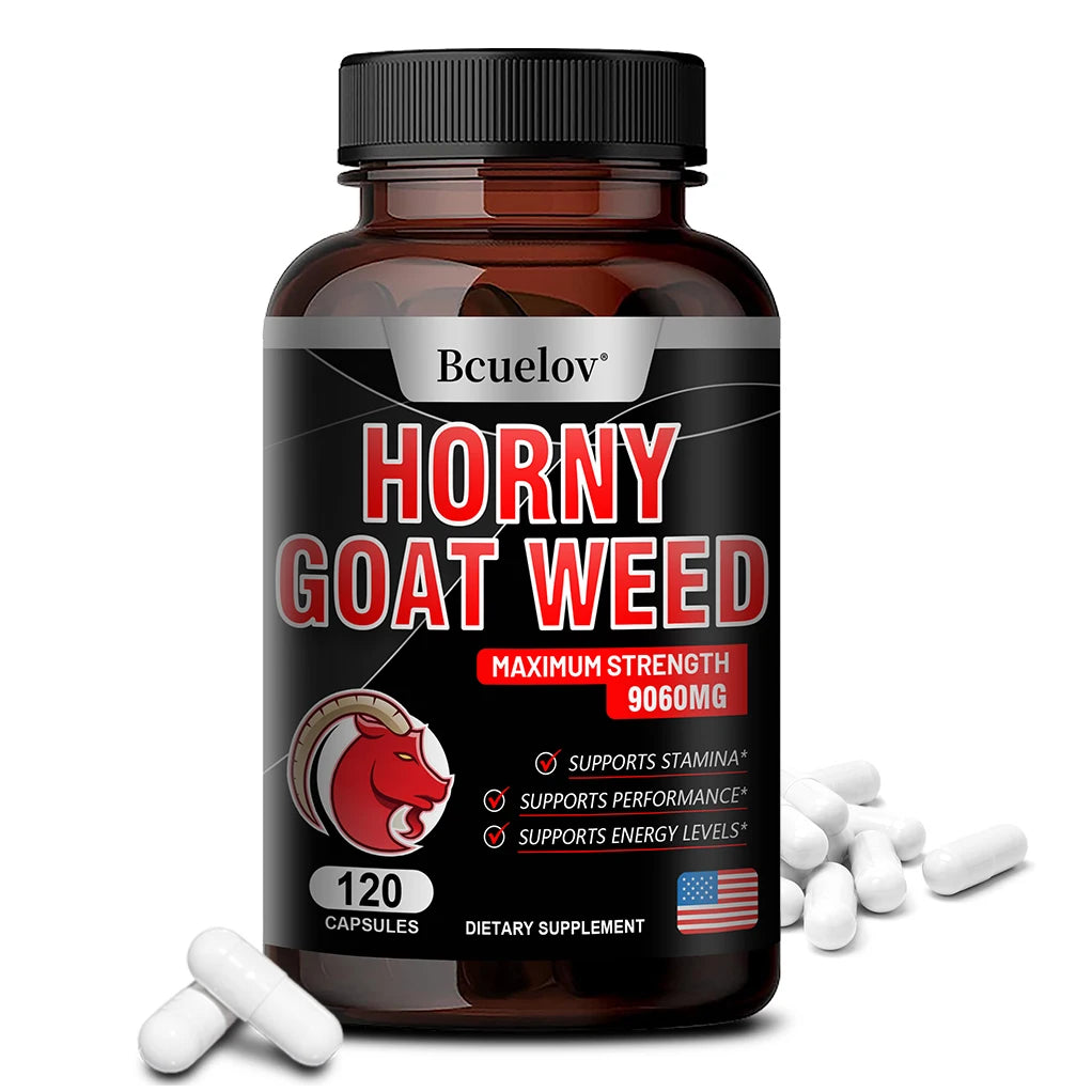 Horny Goat Weed – 120 Capsules | Energy, Strength & “Extra Stamina” Support