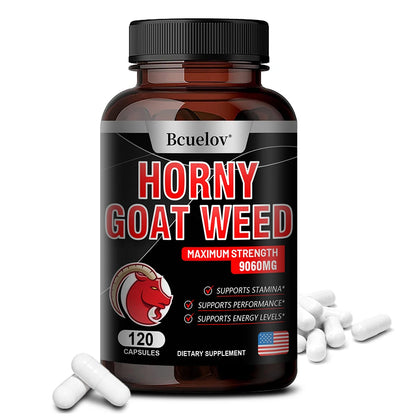 Horny Goat Weed – 120 Capsules | Energy, Strength & “Extra Stamina” Support