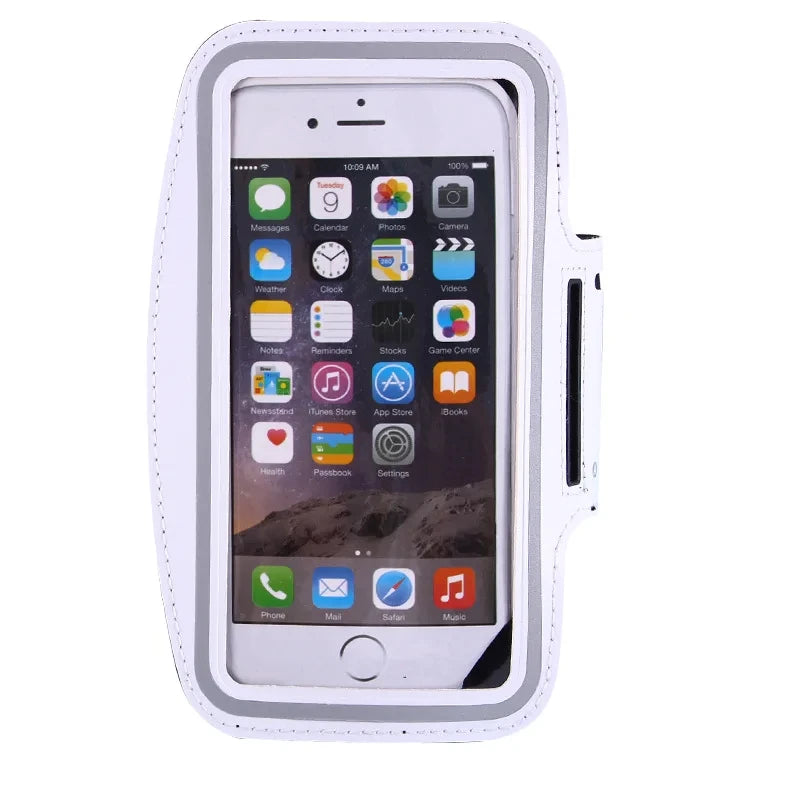 5.5inch Outdoor Sports Mobile Phone Armband Smartphone Key Holder Gym Running Phone Bag Arm Band Cases for Samsung iPhone Holder