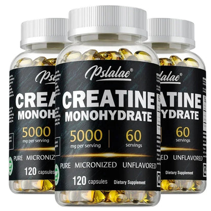 Creatine Monohydrate - Supports Muscle Health, Promote Workout Recovery, Build Muscle, Relieves Fatigue, Improves Performance