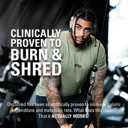 Oxyshred Pre Workout Powder - Preworkout Powder with L Glutamine & Acetyl Carnitine, Energy Boost Drink - Cosmic Blast and Mango