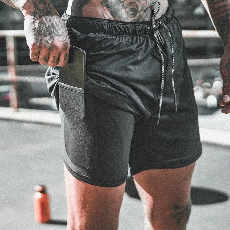 Men's Camouflage Mesh Running Shorts with Multiple Pockets Casual Beach Fitness Skinnies for Everyday Style