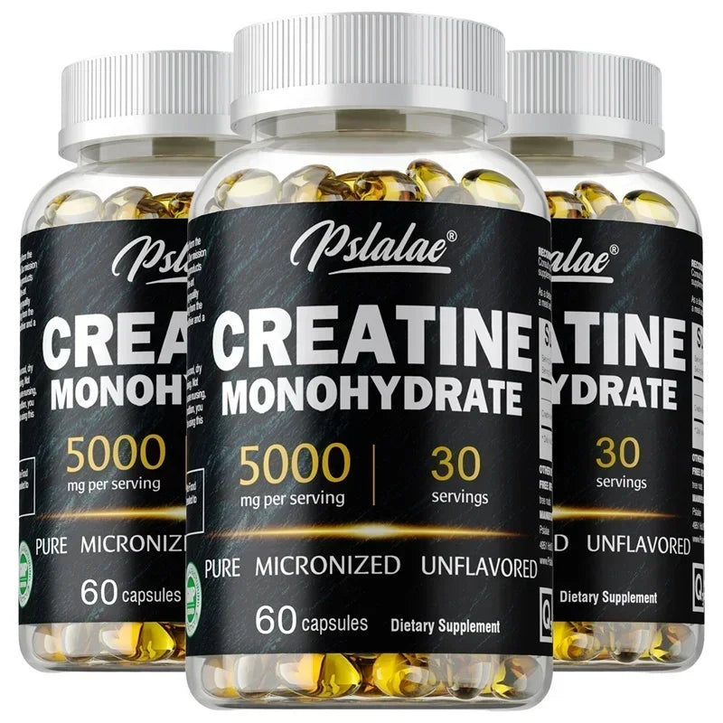 Creatine Monohydrate - Supports Muscle Health, Promote Workout Recovery, Build Muscle, Relieves Fatigue, Improves Performance
