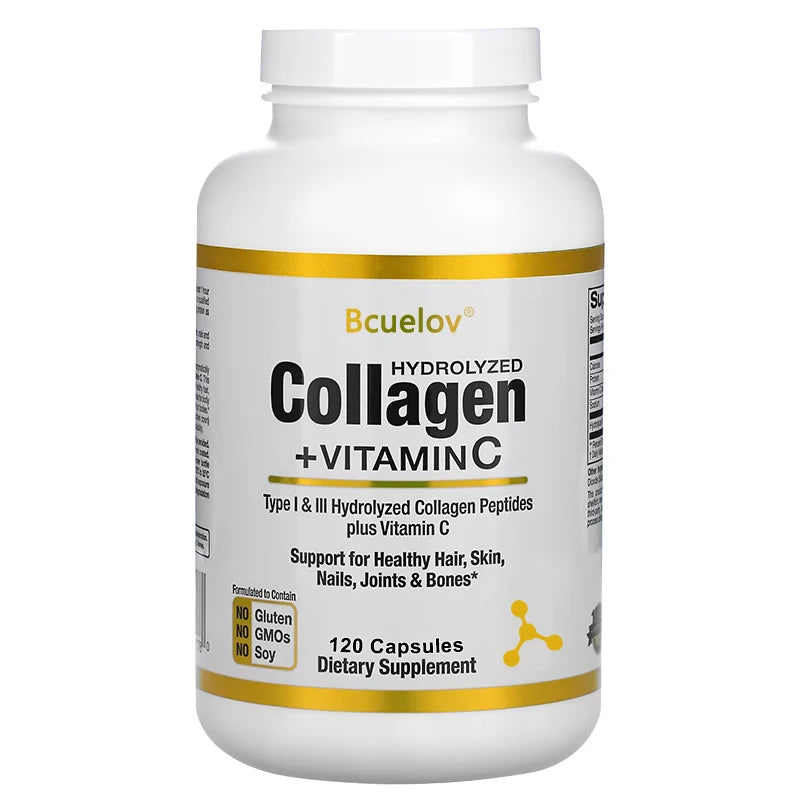 Collagen + Hyaluronic Acid Complex – 120 Capsules | Skin Elasticity & Joint Support
