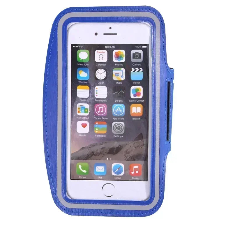 5.5inch Outdoor Sports Mobile Phone Armband Smartphone Key Holder Gym Running Phone Bag Arm Band Cases for Samsung iPhone Holder