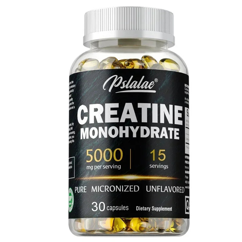 Creatine Monohydrate - Supports Muscle Health, Promote Workout Recovery, Build Muscle, Relieves Fatigue, Improves Performance