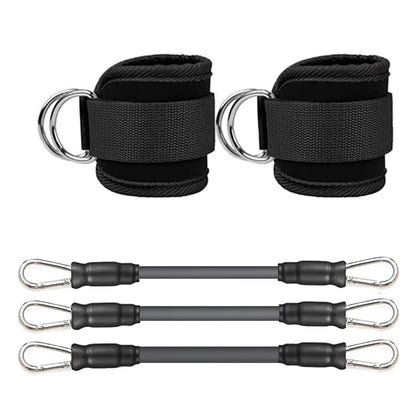 Ankle Straps Double D-Ring Cuffs Ankle Weight Leg Training Brace Support Sport Abductors Adjustable Foot Support Padded