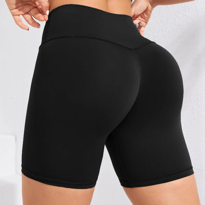 Women Sports Short Yoga Shorts High Waist Breathable Soft Fitness Tight Women Yoga Legging Shorts Cycling Athletic Gym Shorts