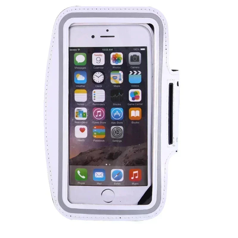 5.5inch Outdoor Sports Mobile Phone Armband Smartphone Key Holder Gym Running Phone Bag Arm Band Cases for Samsung iPhone Holder