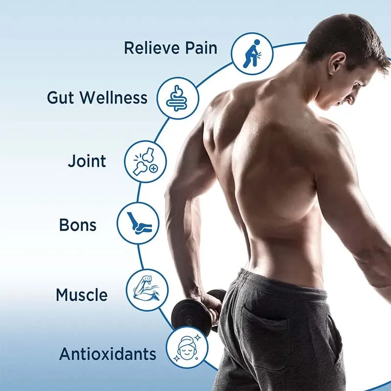 BPC-159 Peptide Capsules – Creatine & Collagen Blend for Muscle Recovery, Bone & Joint Support with Magnesium
