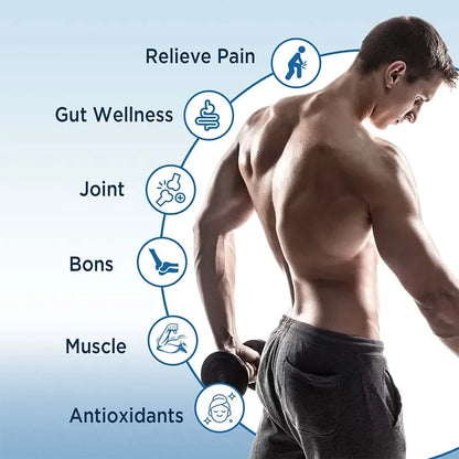 BPC-159 Peptide Capsules – Creatine & Collagen Blend for Muscle Recovery, Bone & Joint Support with Magnesium