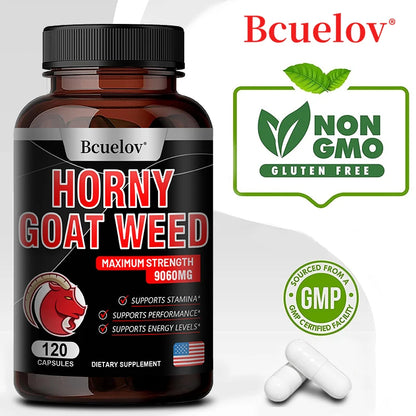 Horny Goat Weed – 120 Capsules | Energy, Strength & “Extra Stamina” Support