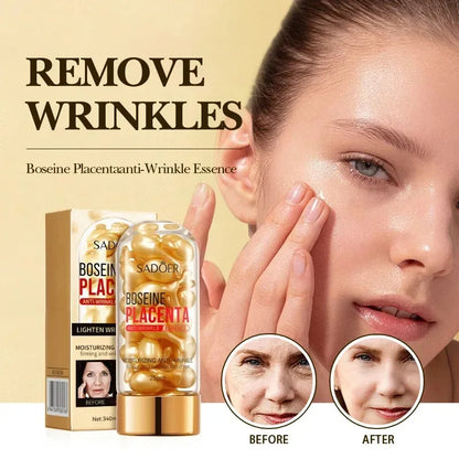 Placenta Essence Capsules – 25pcs | Anti-Wrinkle, Brightening & Acne Care Serum