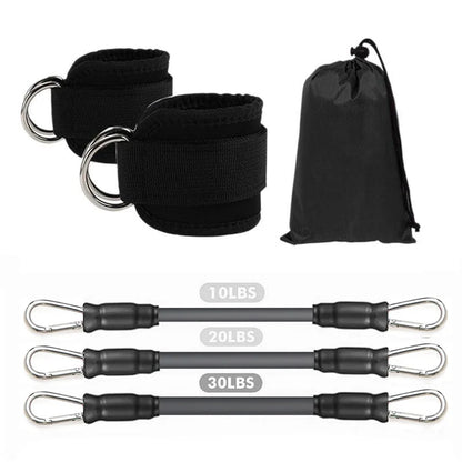Ankle Straps Double D-Ring Cuffs Ankle Weight Leg Training Brace Support Sport Abductors Adjustable Foot Support Padded