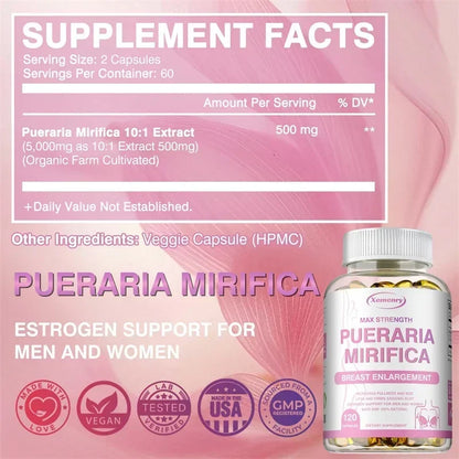 Pueraria Mirifica Supplement | Natural Estrogen Support for Firmness, Balance & Vitality