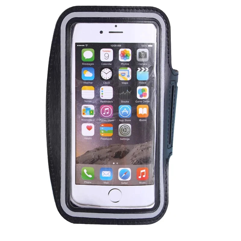 5.5inch Outdoor Sports Mobile Phone Armband Smartphone Key Holder Gym Running Phone Bag Arm Band Cases for Samsung iPhone Holder